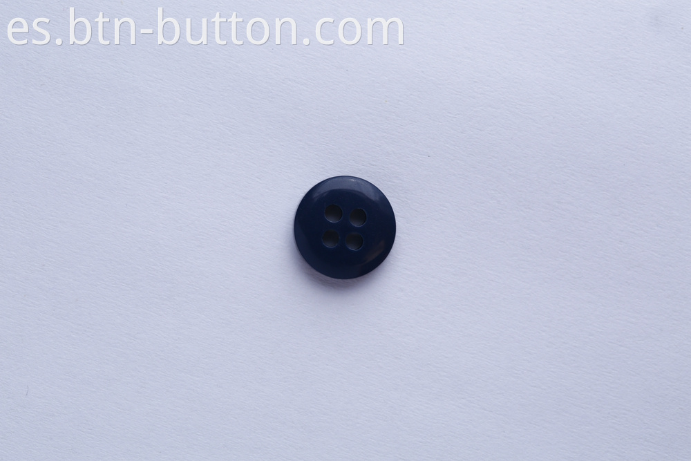 Gradient color imitation shell button with resin socket